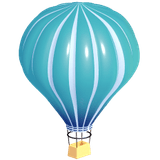 Icône de montgolfière