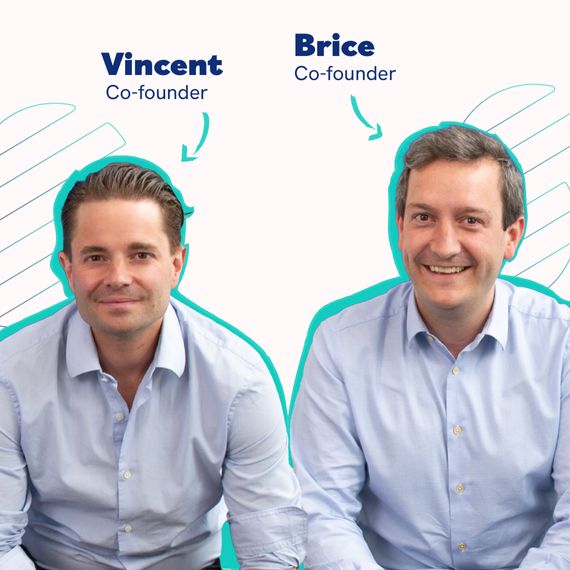 Vincent and Brice, cofounders of the Staffmatch Group.