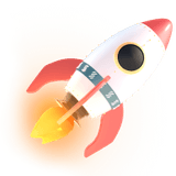 Staffmatch rocket icon.