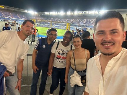 Des intérimaires Staffmatch à un match de l’OL au stade de la Meinau de Strasbourg.